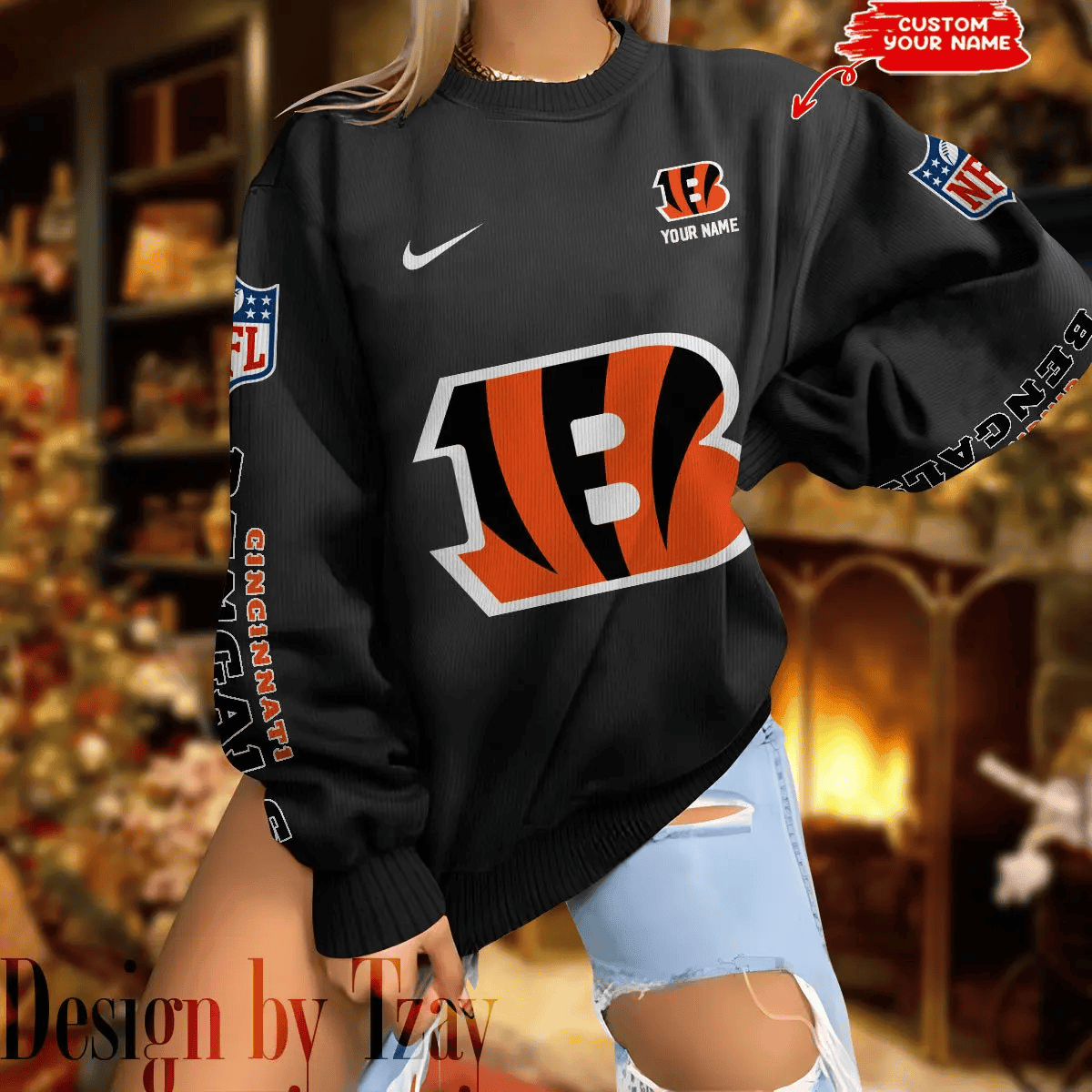 Cincinnati Bengals New Woolen Sweater BGSWT191