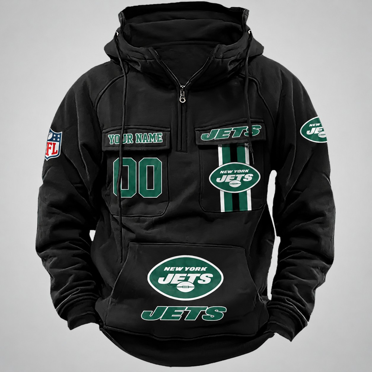 New York Jets Vintage Men Hoodie DV2 AZVMHD436