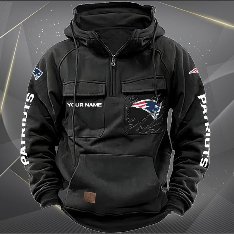 New England Patriots Vintage Men Hoodies DV5 AZVMHD053