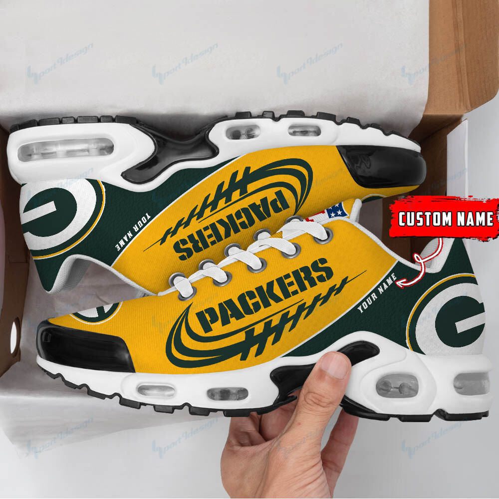 Green Bay Packers Personalized Plus Sneakers BG12