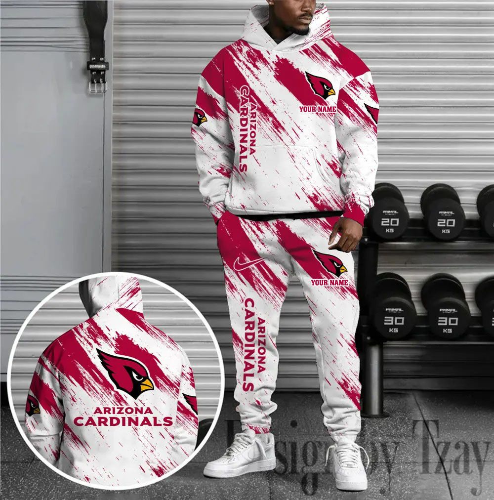 Arizona Cardinals Combo Hoodie And Sweatpants Gift For Fan AZHD1354