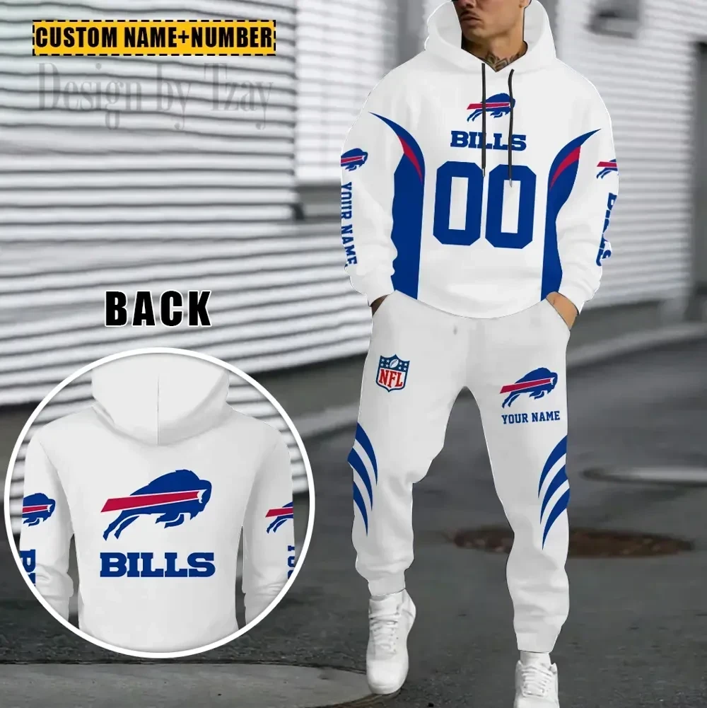Buffalo Bills Combo Hoodie And Sweatpants Gift For Fan AZHD1020