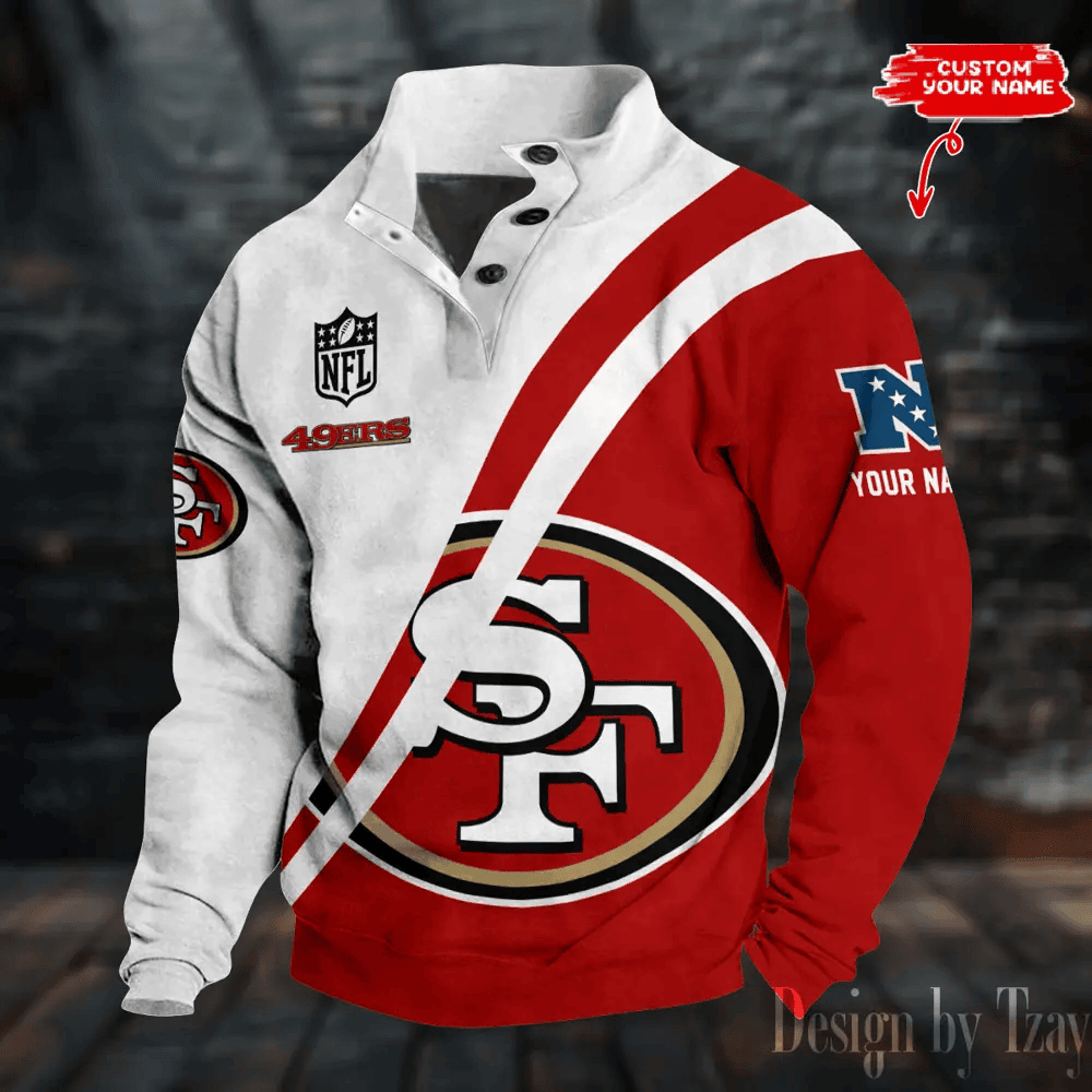 San Francisco 49ers Sports Print Sweatshirt S9DBSCH748