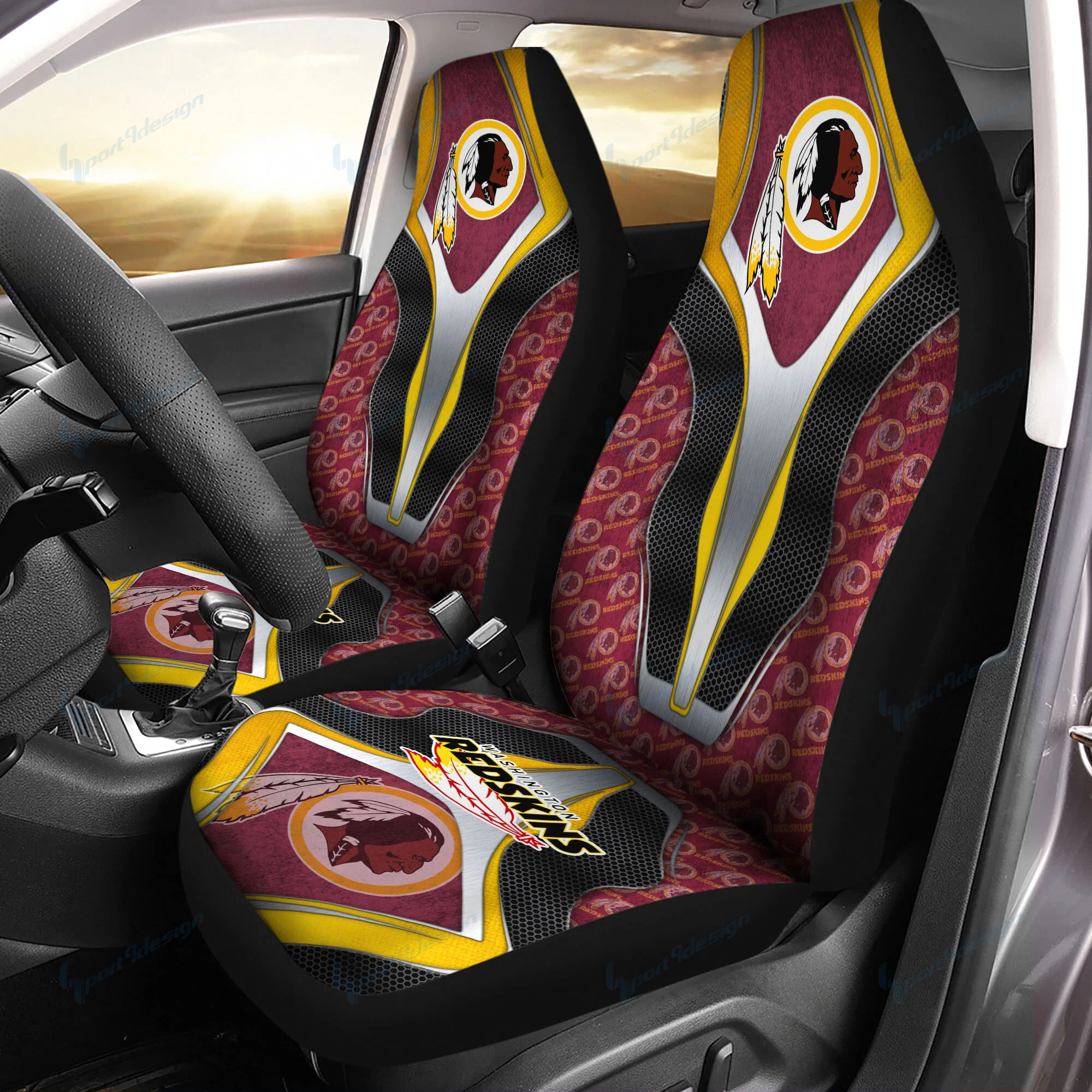 Washington Redskins Car Seat Covers BG54