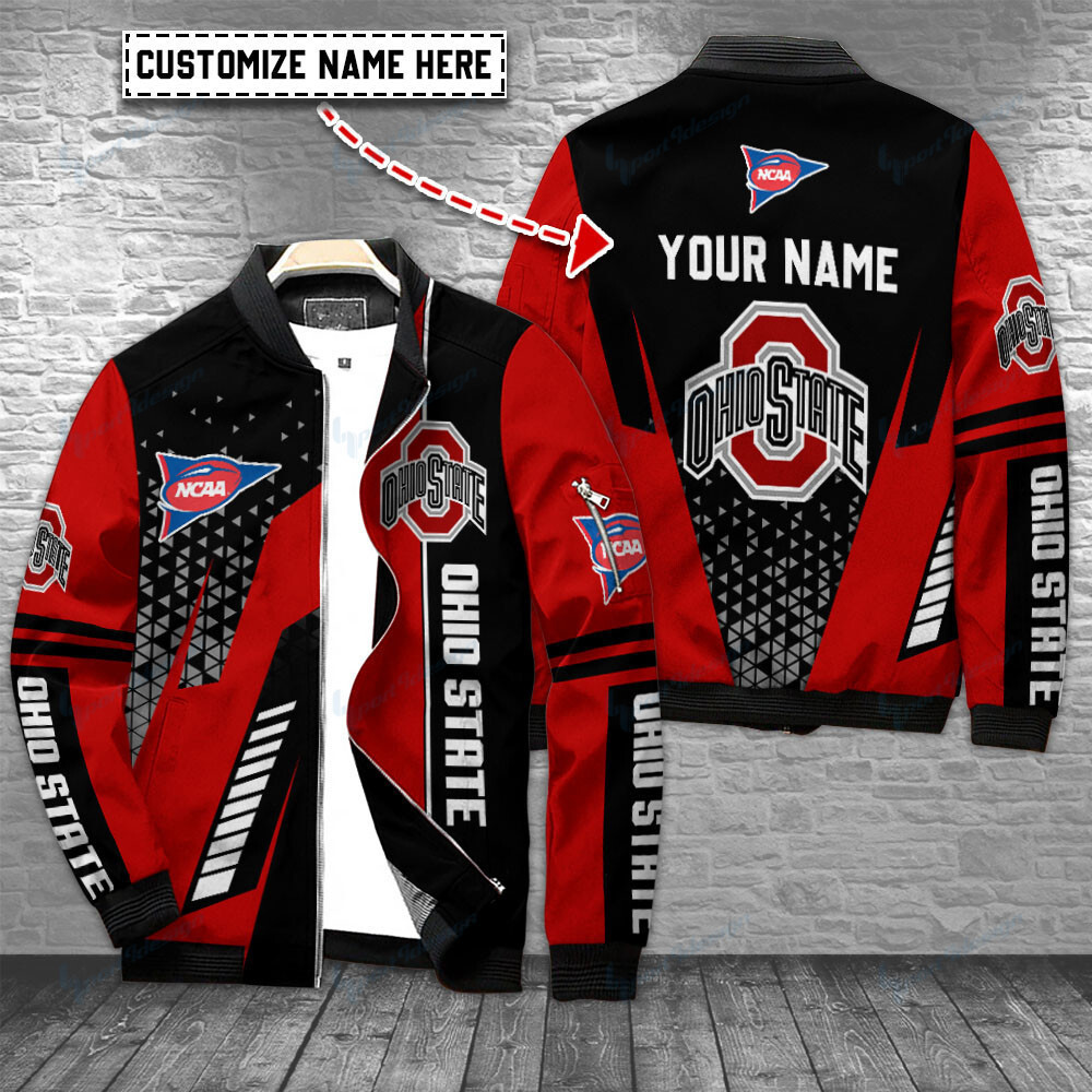 Ohio State Buckeyes Personalized Bomber Jacket BG108