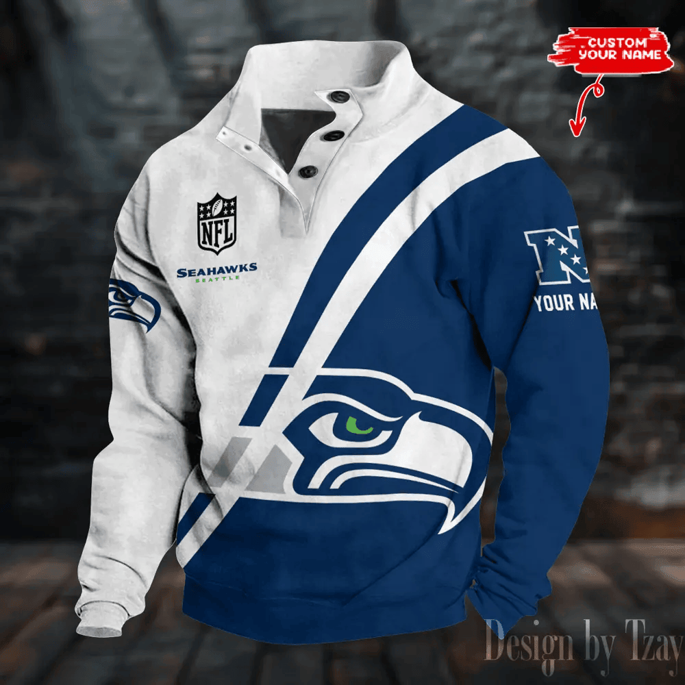 Seattle Seahawks Sports Print Sweatshirt S9DBSCH759