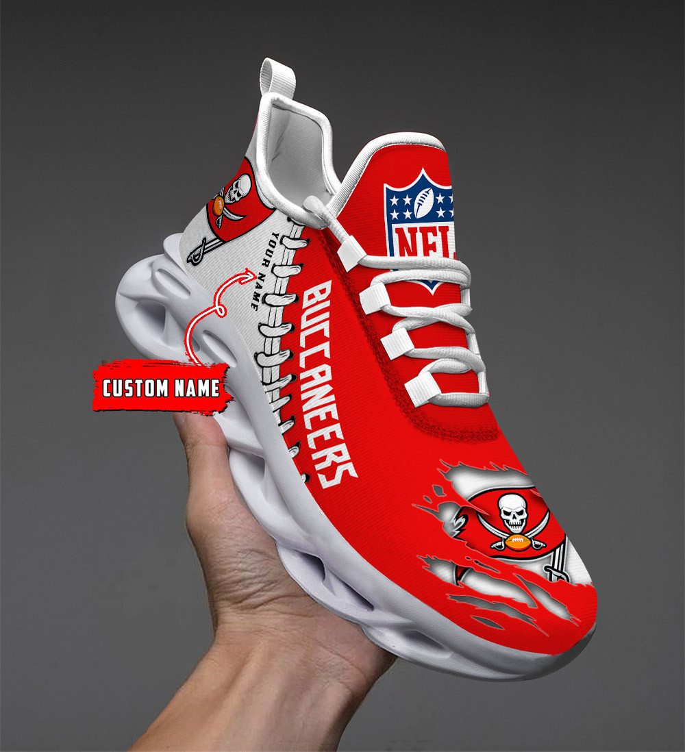 NFL Tampa Bay Buccaneers (Your Name) Max Soul Shoes Nicegift MSSH8U4