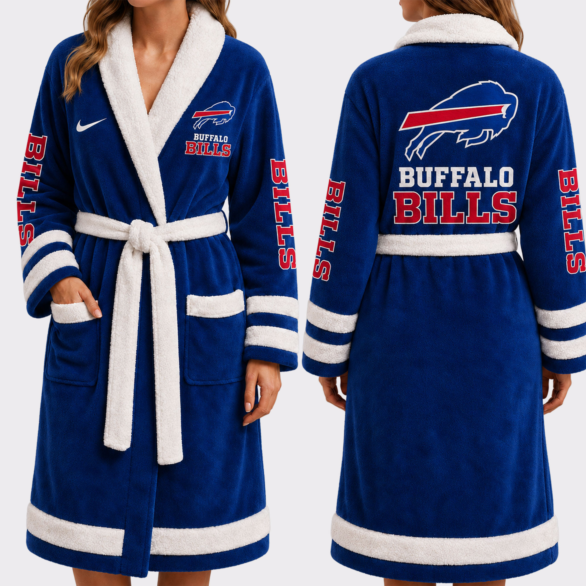 Buffalo Bills | Premium NFL Fleece Bathrobe VA1250