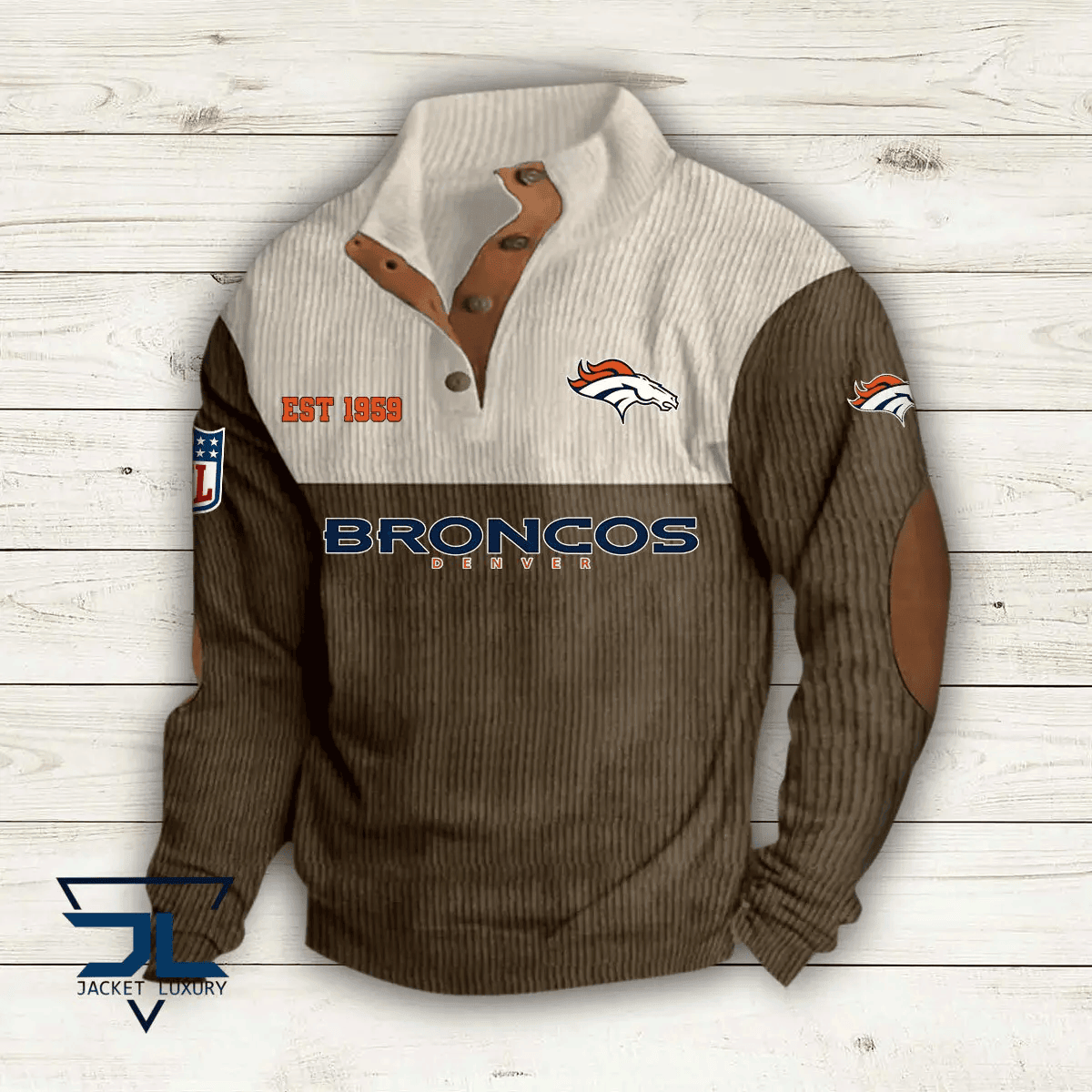 Denver Broncos Premium Personalized Game-Day Pullover S9DBSCH106
