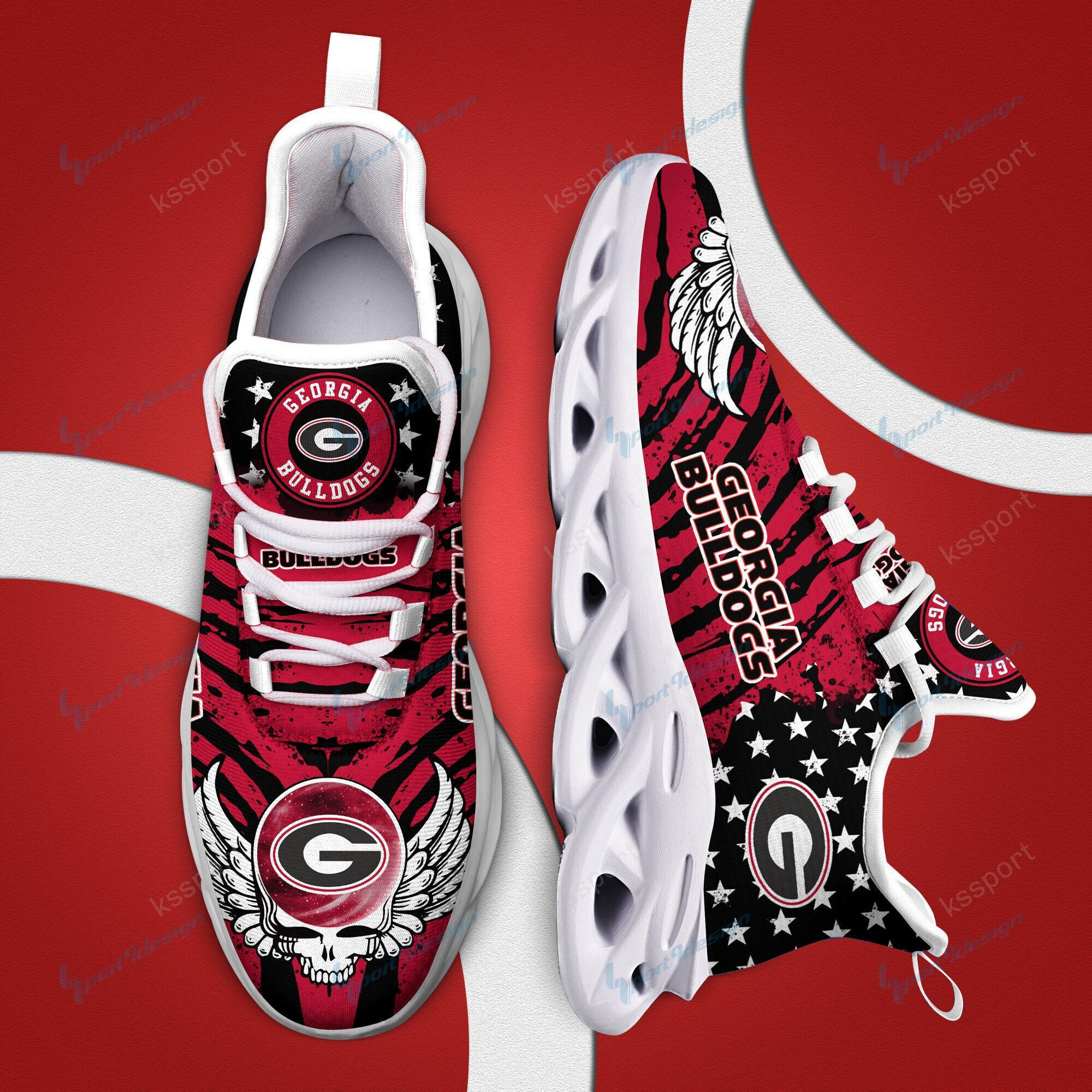 Georgia Bulldogs MAX SOUL SHOES BB744