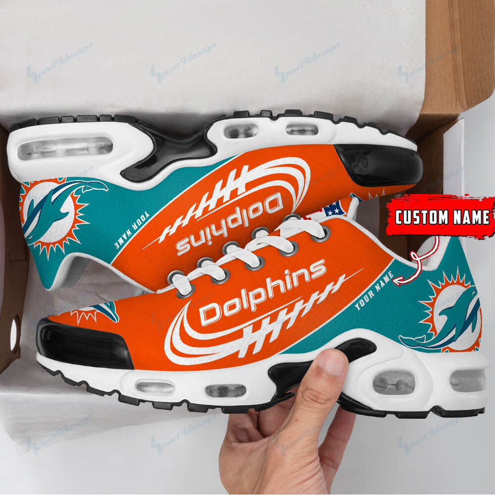 Miami Dolphins Personalized Plus Sneakers BG17