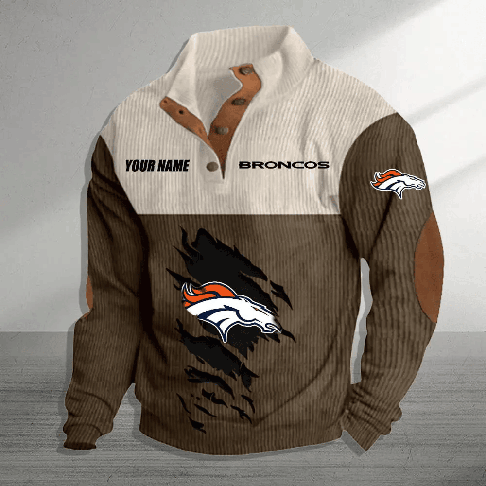 Denver Broncos Premium Personalized Game-Day Pullover S9DBSCH138