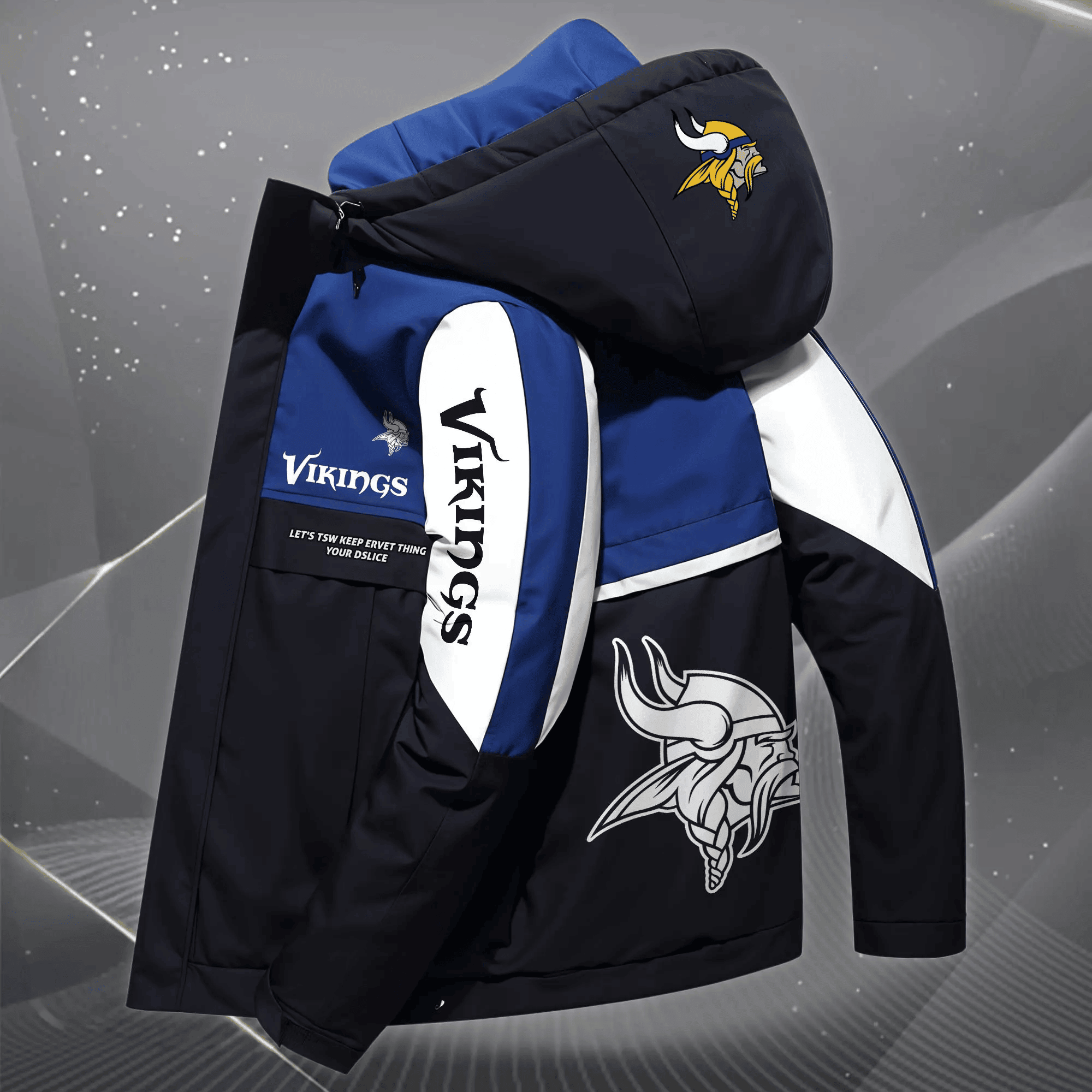 Minnesota Vikings Outdoor Windproof Jacket SPTOWPJK021