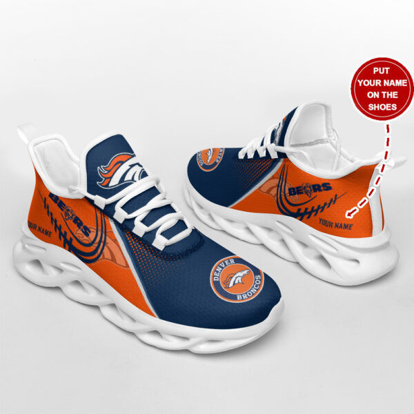 Denver Broncos Personalized Yezy Running Sneakers SPD624