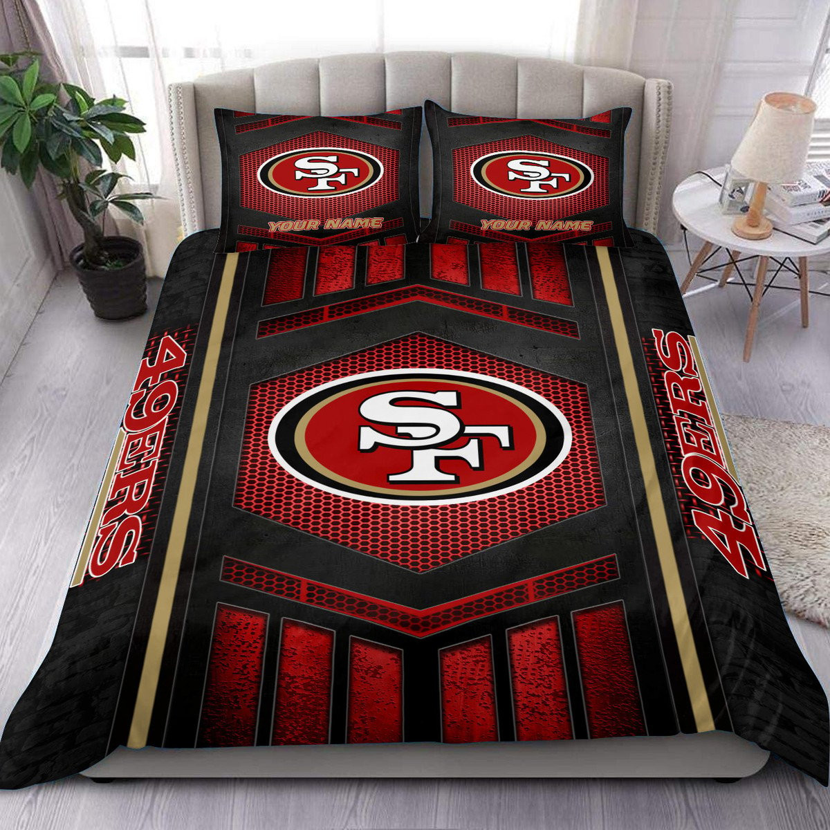 San Francisco 49ers Personalized Bedding Set Best Gift For Fan BGBED130