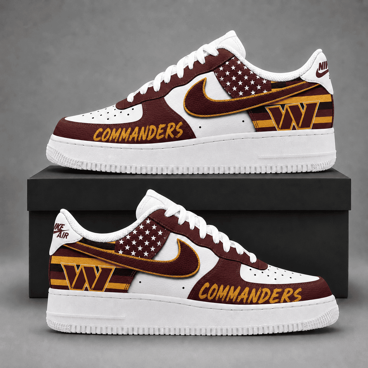 Washington Commanders | Premium American Football Team Limited AF1 Shoes NDN