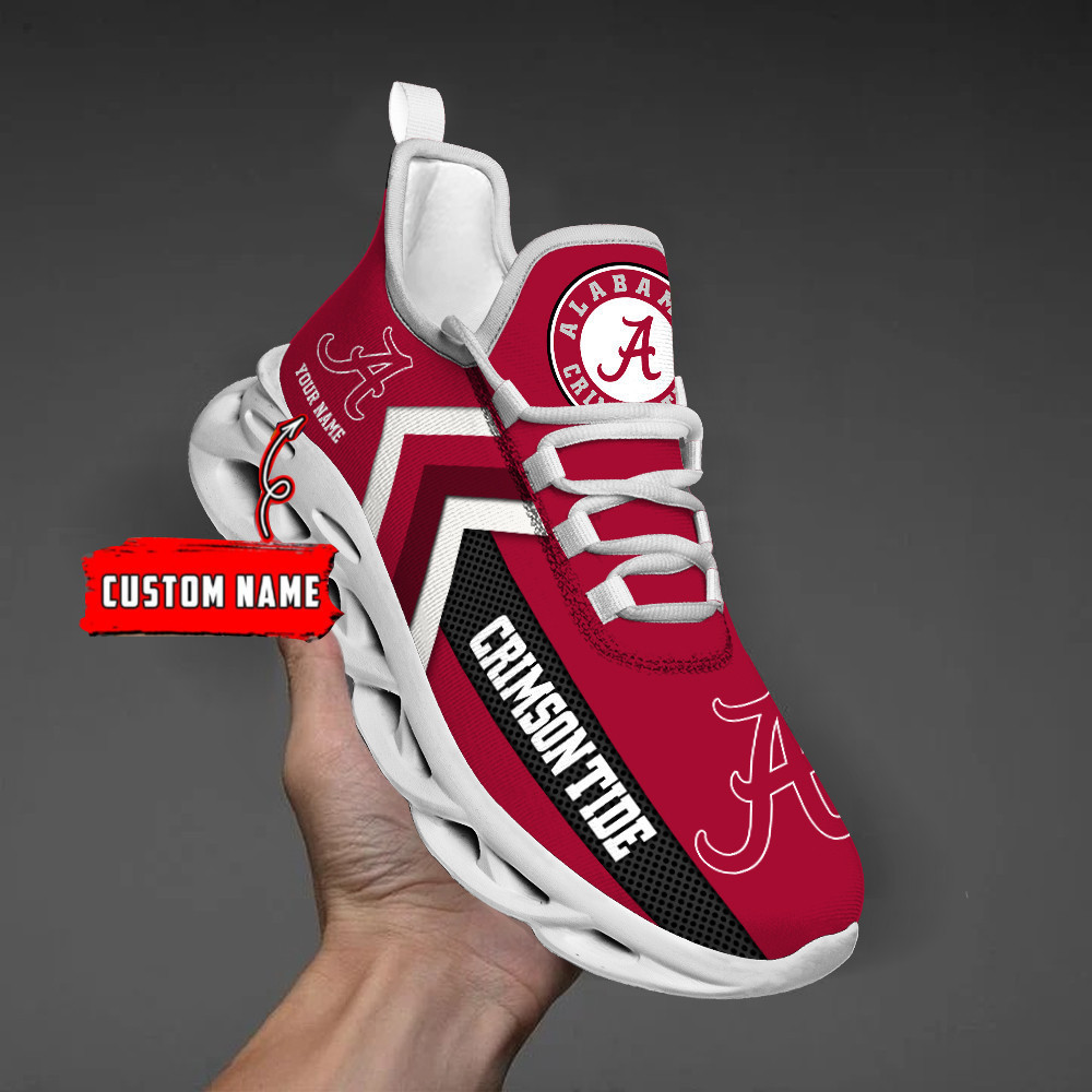 NCAAF Alabama Crimson Tide (Your Name) Max Soul Shoes Nicegift MSSG8L0
