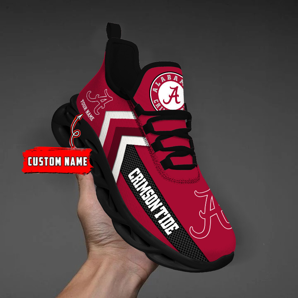 NCAAF Alabama Crimson Tide (Your Name) Max Soul Shoes Nicegift MSSG8L0