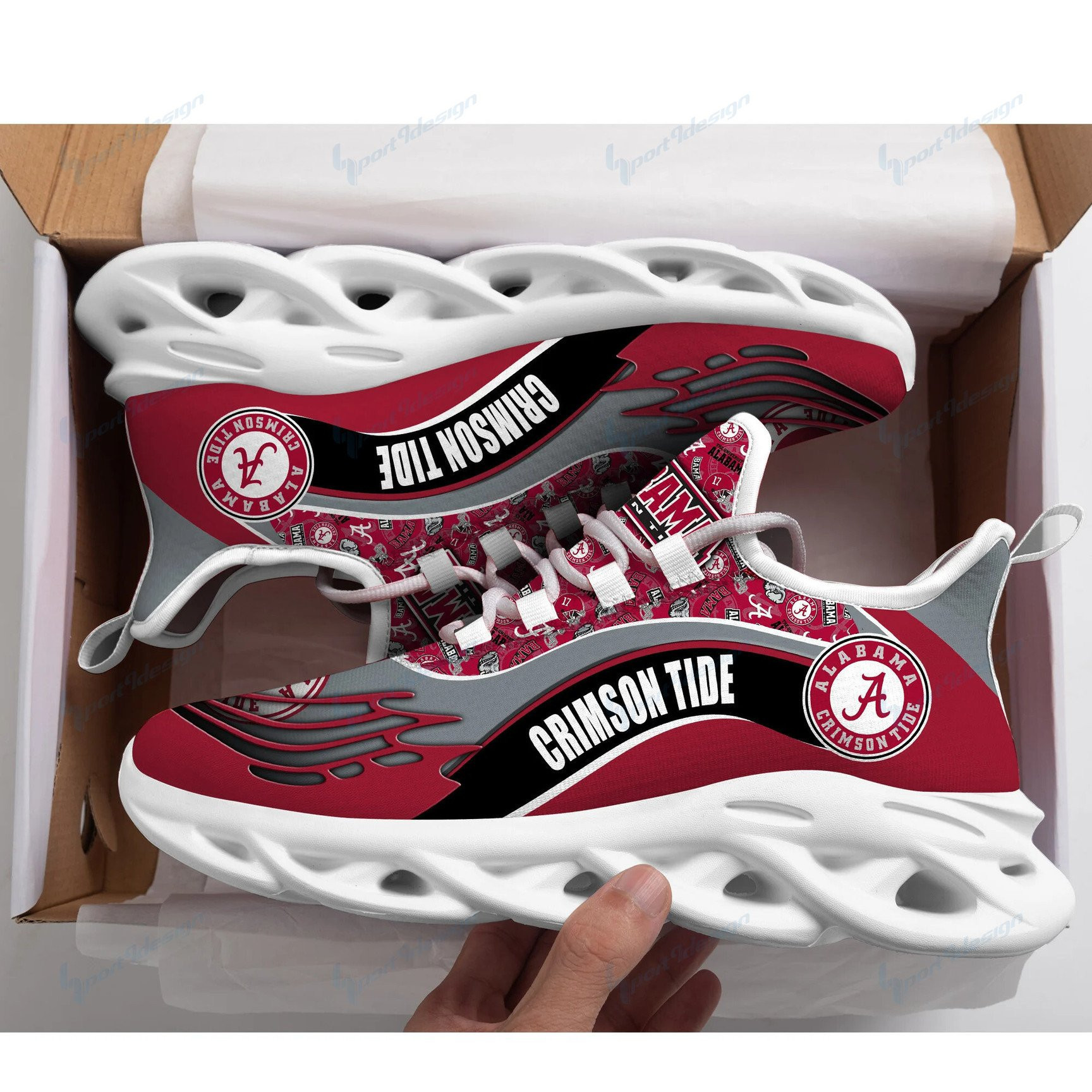 NCAAF Alabama Crimson Tide Max Soul Shoes Nicegift MSSC4I3