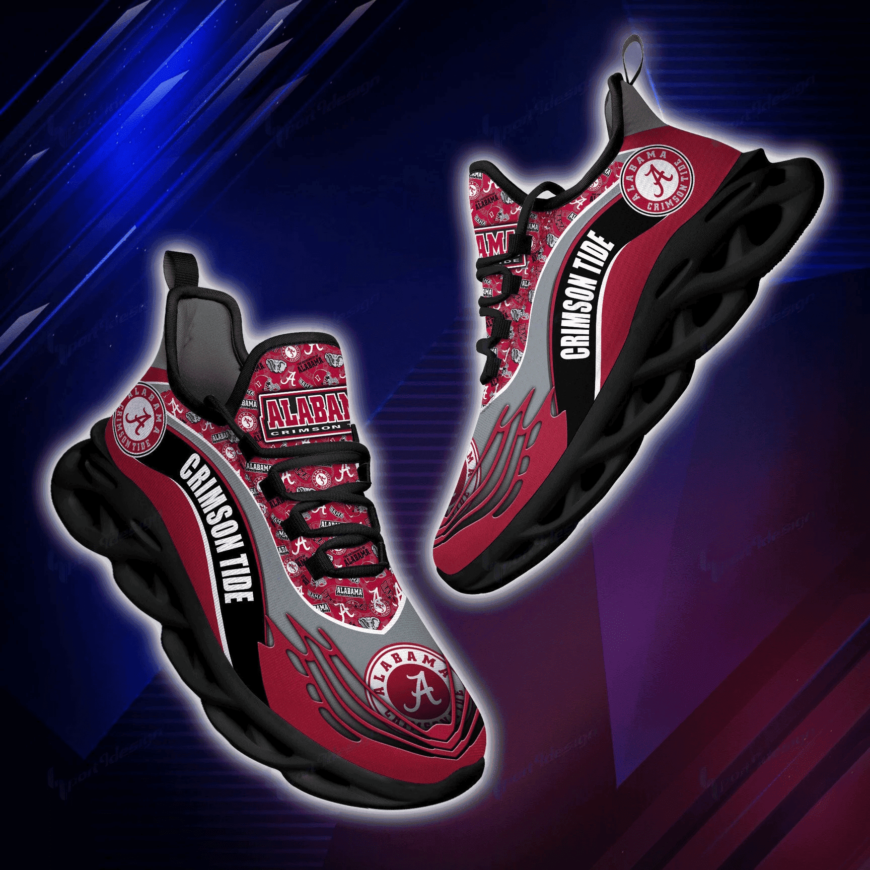 NCAAF Alabama Crimson Tide Max Soul Shoes Nicegift MSSC4I3