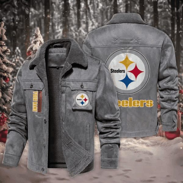 Pittsburgh Steelers Fur Collar Winter Casual Jacket SPTFCWCJ026