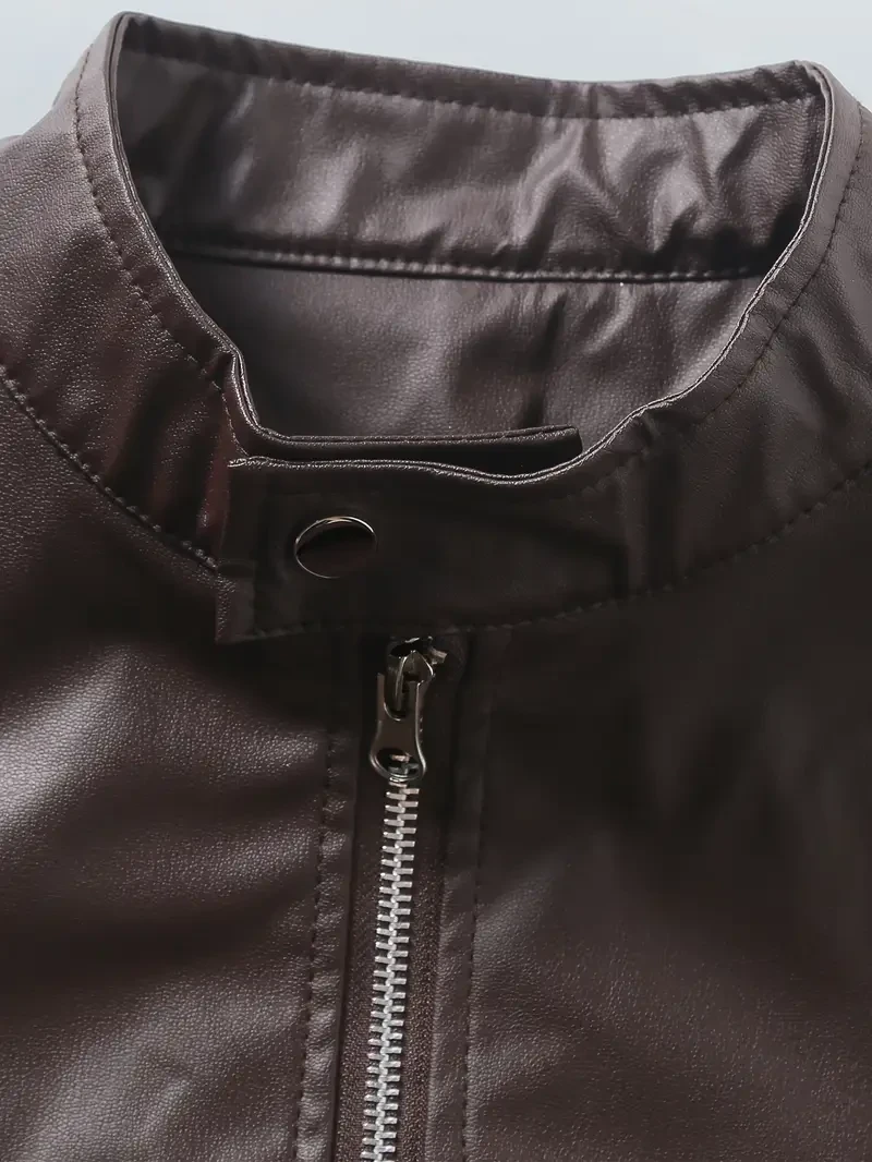 Ultra-Premium Leather Jacket Dual Zip Chest— Los Angeles Chargers SPTSLJ031