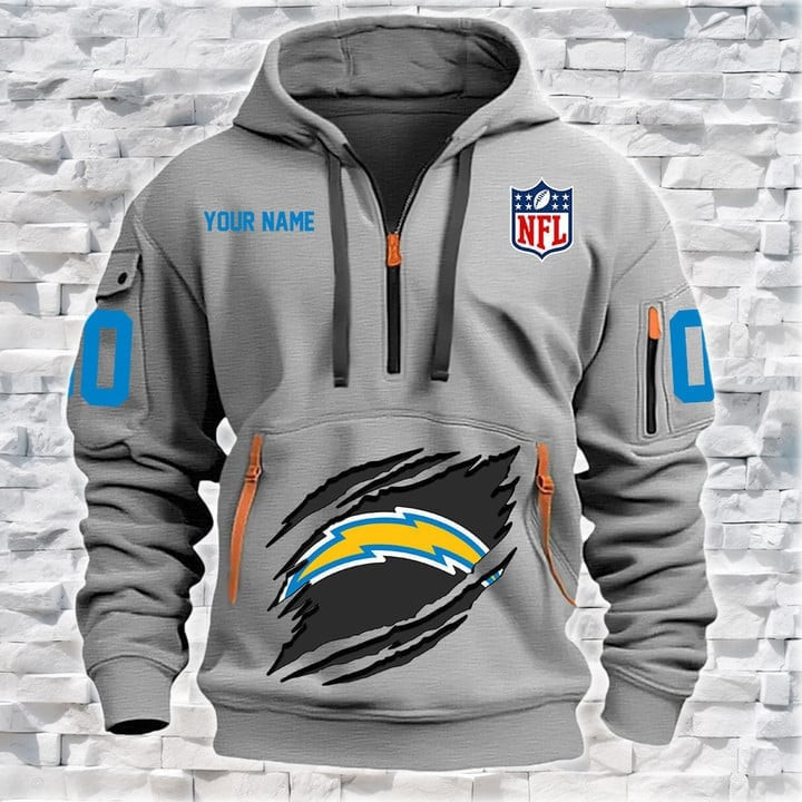 Los Angeles Chargers Heavy Hoodie AZHEAVYHD021
