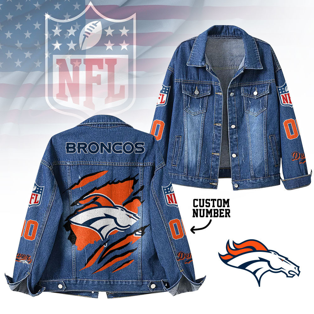 Denver Broncos | Premium Iconic Streetwear Denim Jacket NTH1