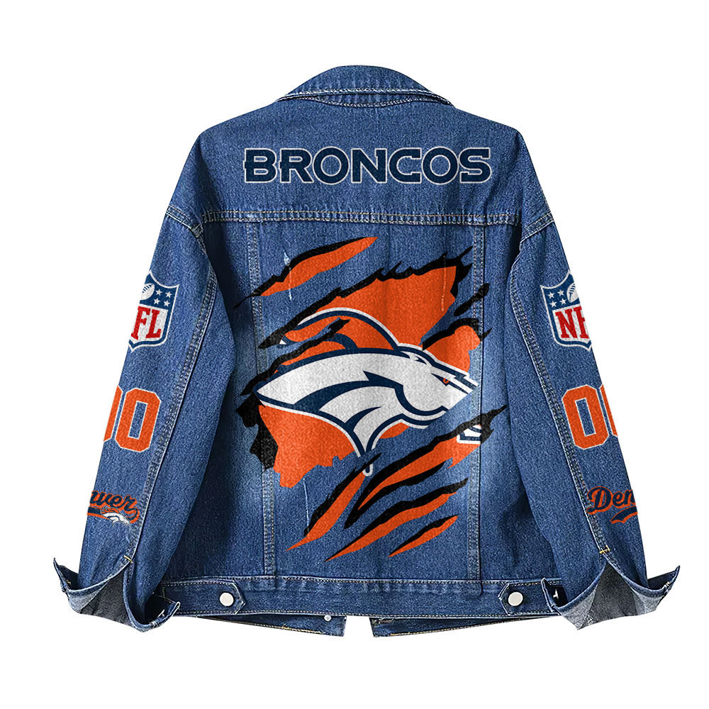Denver Broncos | Premium Iconic Streetwear Denim Jacket NTH1