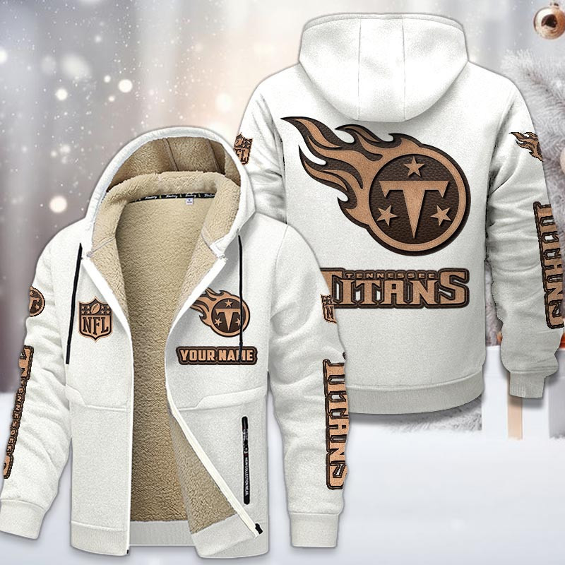 Tennessee Titans DMTZ0868 Premium Sherpa-Lined Winter Hoodie – Personalized Edition