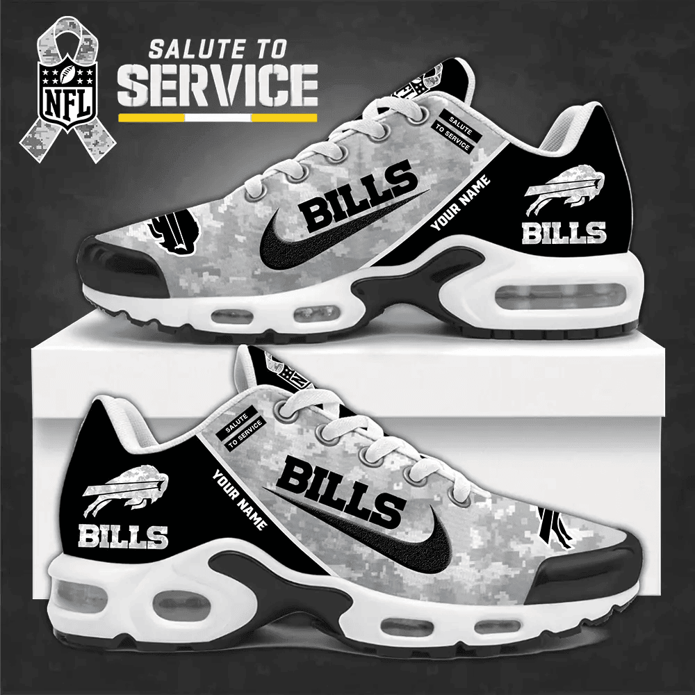 SPTBGTN536-Buffalo Bills Personalized Plus Sneakers