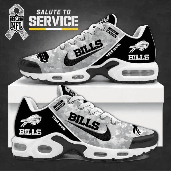 SPTBGTN536-Buffalo Bills Personalized Plus Sneakers