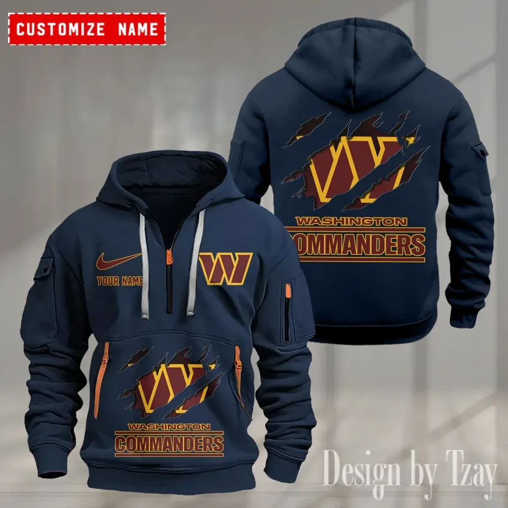 Washington Commanders Heavy Fleece Pullover Hoodie AZHEAVYHD517