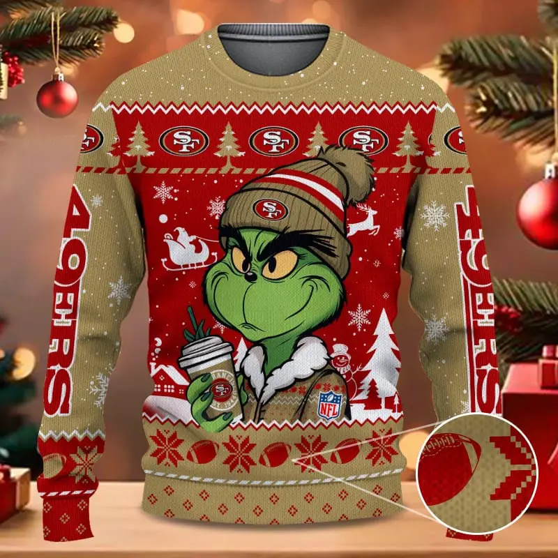 SPTBGSWT372-San Francisco 49ers Christmas Woolen Sweater