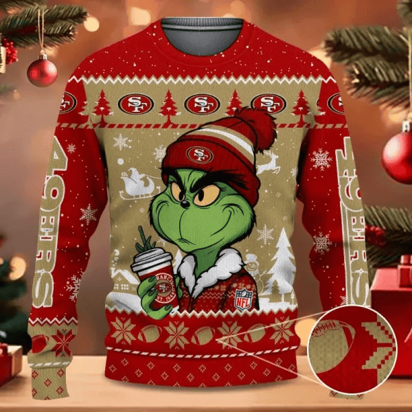 SPTBGSWT372-San Francisco 49ers Christmas Woolen Sweater