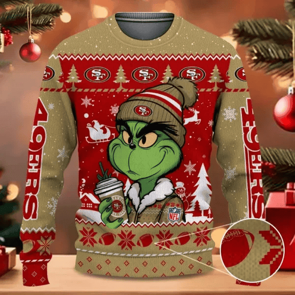 SPTBGSWT372-San Francisco 49ers Christmas Woolen Sweater