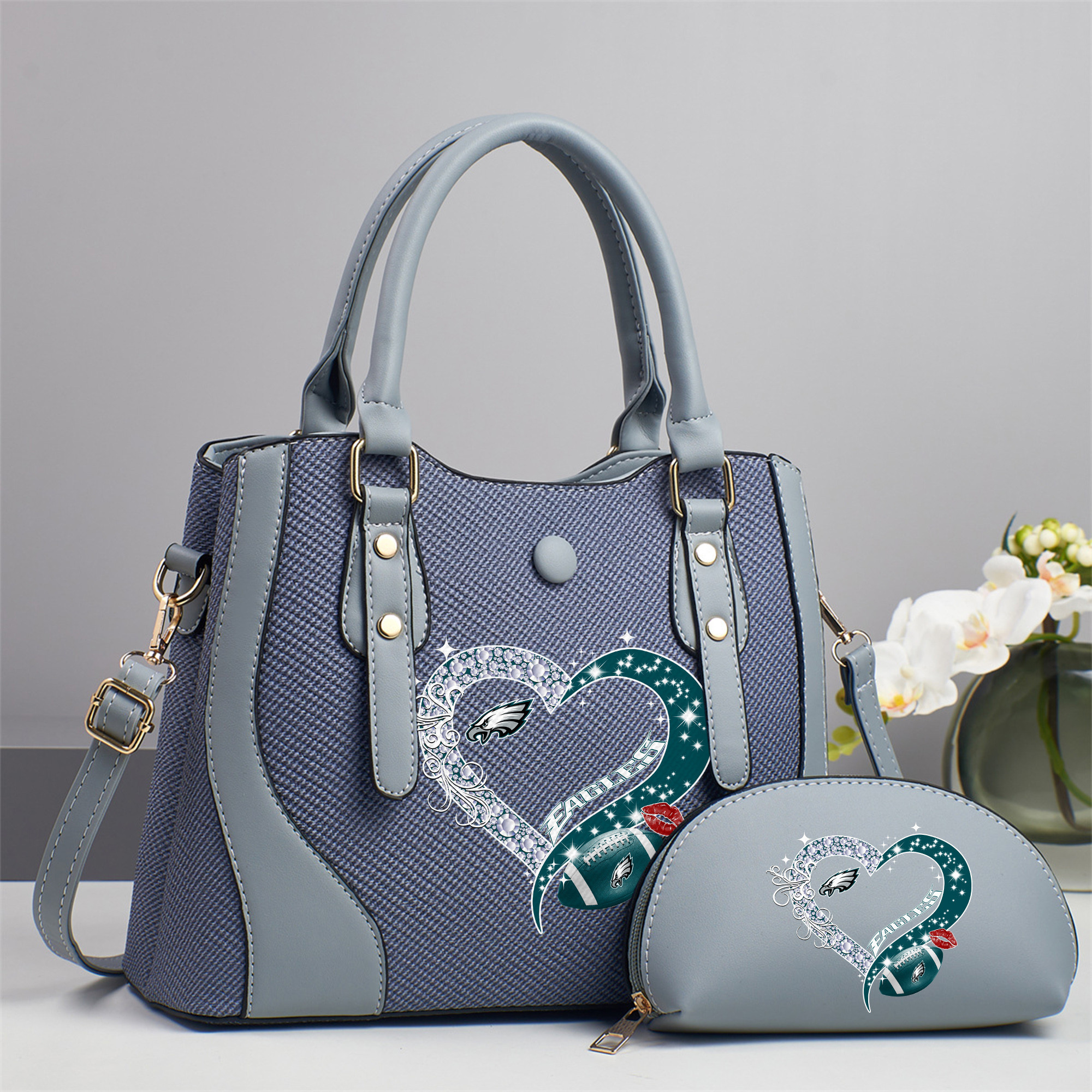 Emerald Tote — Free Wristlet Included Philadelphia Eagles PUHA026