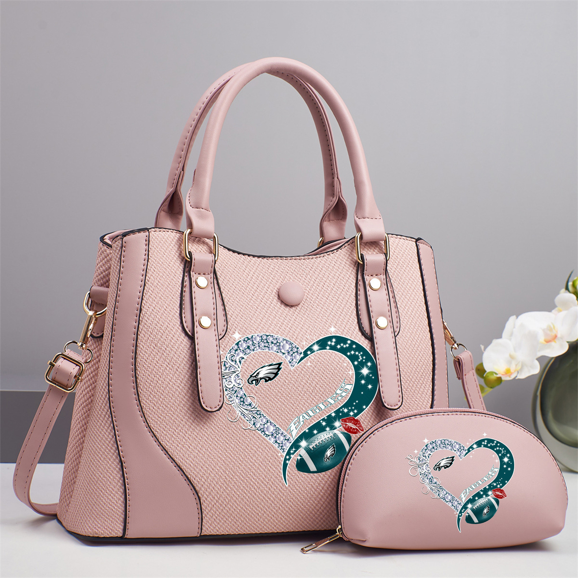 Emerald Tote — Free Wristlet Included Philadelphia Eagles PUHA026
