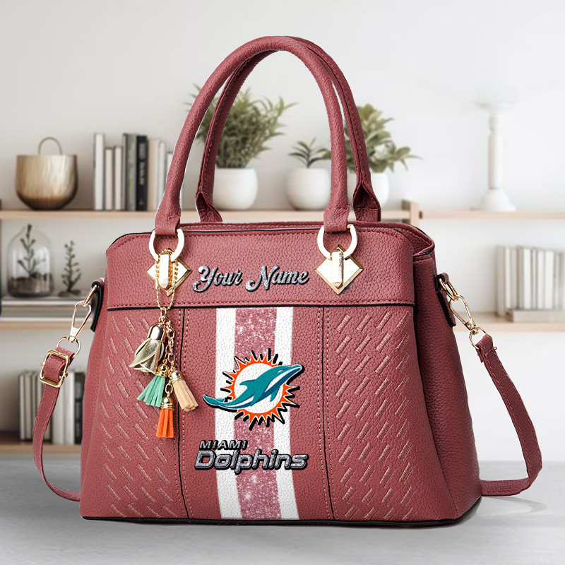 Miami Dolphins DMHY0794 Zip Handbag Multicolor