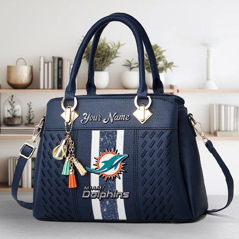 Miami Dolphins DMHY0794 Zip Handbag Multicolor