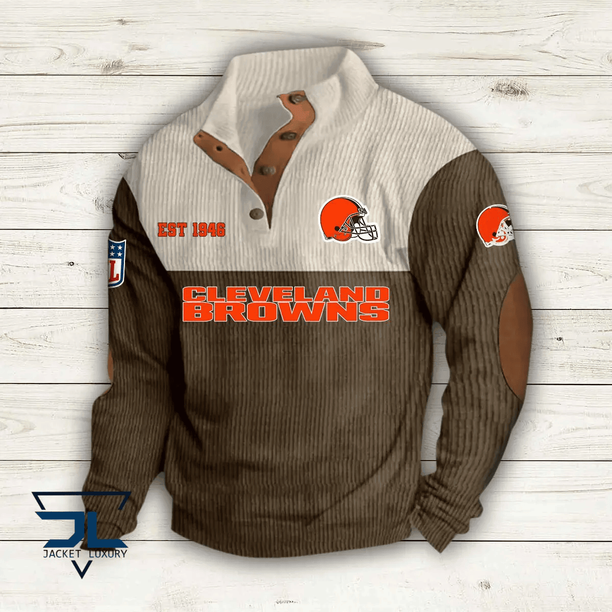 Cleveland Browns Premium Personalized Game-Day Pullover S9DBSCH104