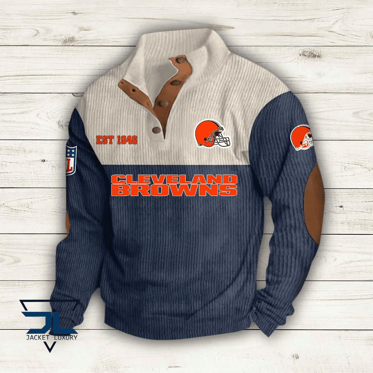 Cleveland Browns Premium Personalized Game-Day Pullover S9DBSCH104