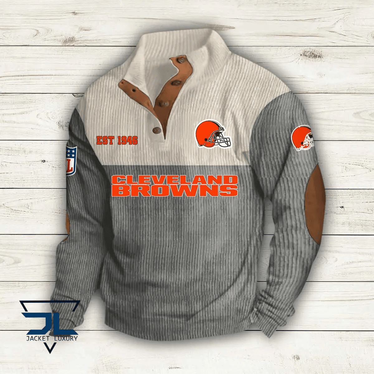 Cleveland Browns Premium Personalized Game-Day Pullover S9DBSCH104