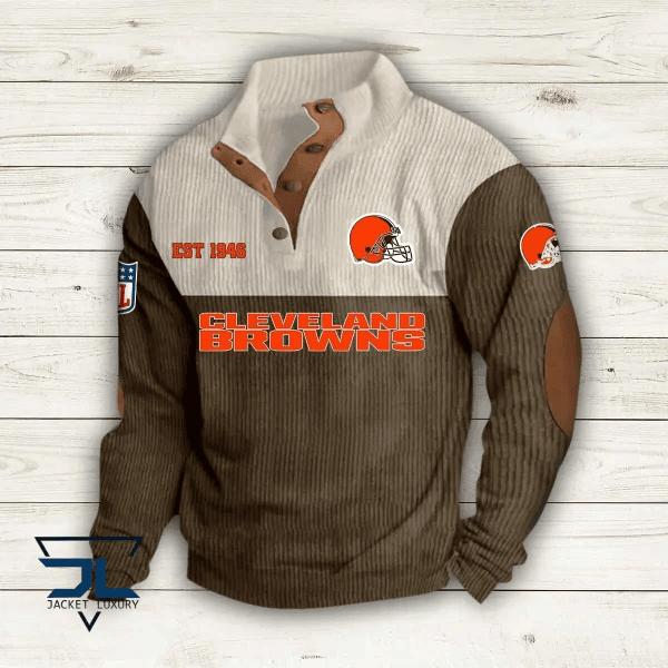 Cleveland Browns Premium Personalized Game-Day Pullover S9DBSCH104