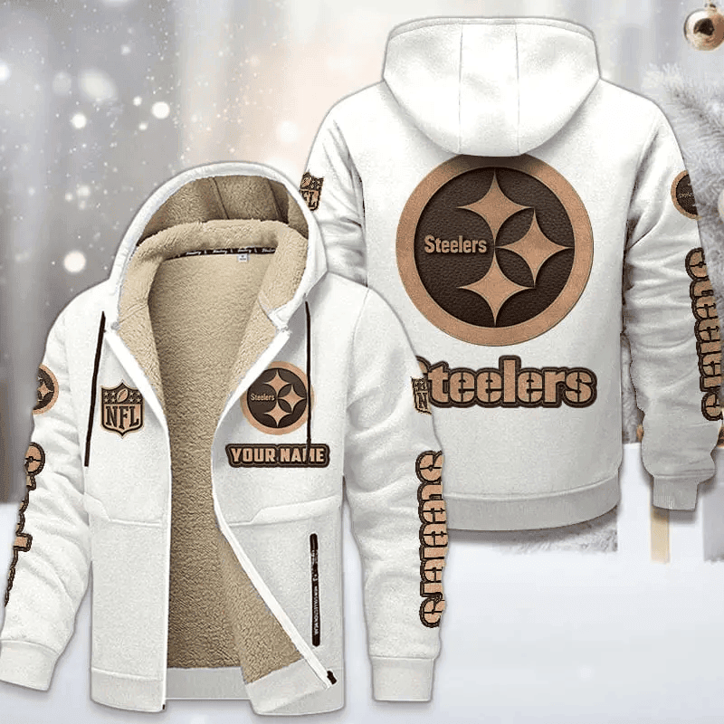 Pittsburgh Steelers DMTZ0864 Premium Sherpa-Lined Winter Hoodie – Personalized Edition