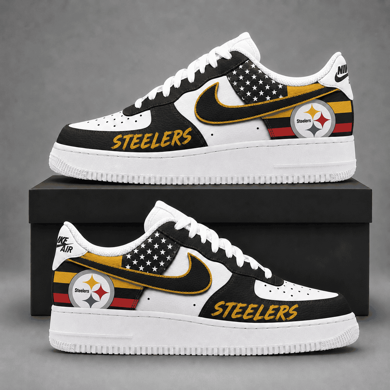 Pittsburgh Steelers | Premium American Football Team Limited AF1 Shoes NDN525