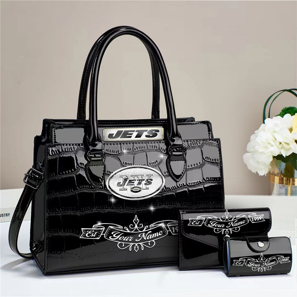 Buy the Handbag, Get the Wallet & Card Holder Free New York Jets VITRHB115