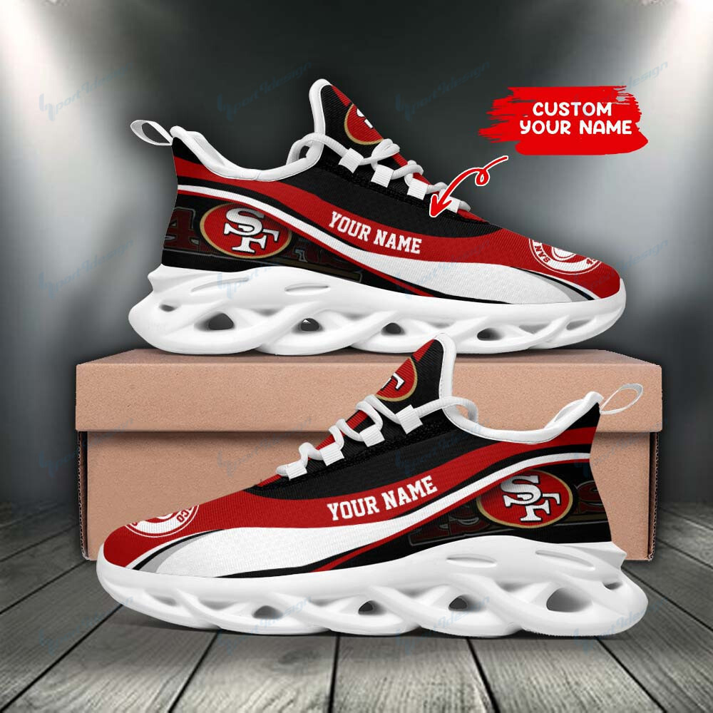 NFL San Francisco 49ers (Your Name) Max Soul Shoes Nicegift MSSK5E8