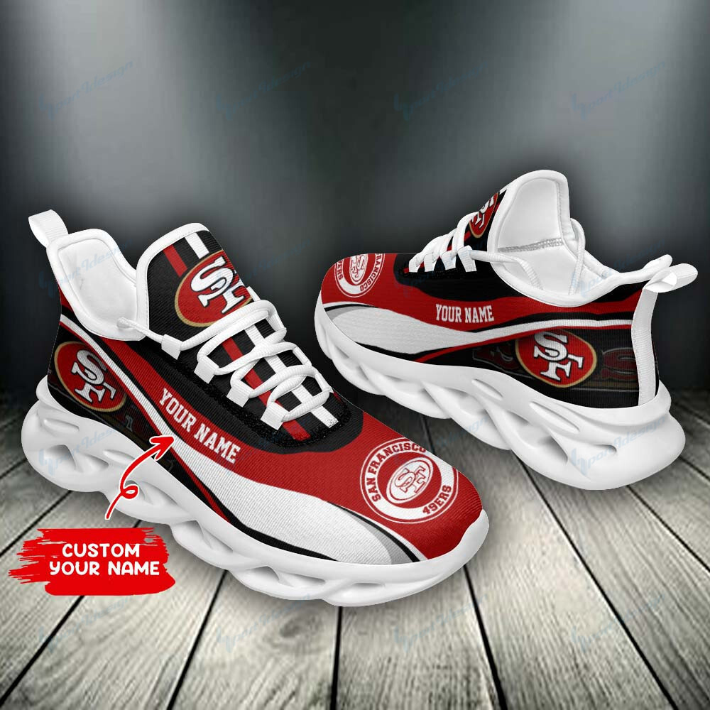NFL San Francisco 49ers (Your Name) Max Soul Shoes Nicegift MSSK5E8