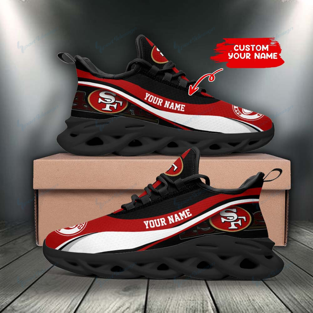 NFL San Francisco 49ers (Your Name) Max Soul Shoes Nicegift MSSK5E8